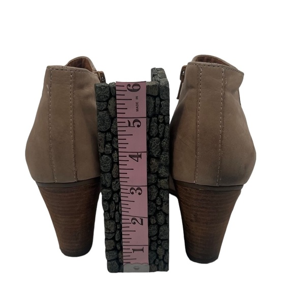 Aldo Tan Side Zip Block Heel Ankle Booties Size 7.5 Women's - Picture 8 of 9